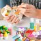 Pastel Acrylic Paint Set with 12 Brushes, 24 Pastel Colors (59ml, 2oz) Art Craft Paint for Artists Students Kids Beginners, Halloween Decorations Canvas Ceramic Wood Rock Painting Supplies Kit